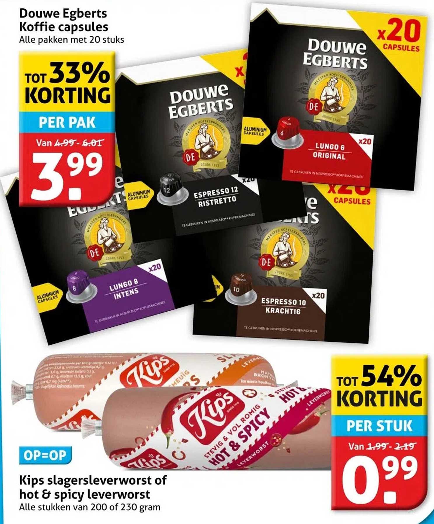 Douwe Egberts Koffie capsules