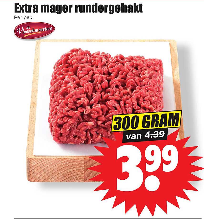 Extra mager rundergehakt