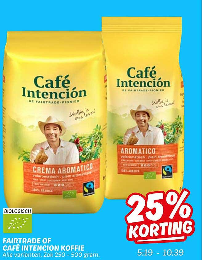 FAIRTRADE OF CAFÉ INTENCION KOFFIE