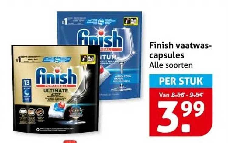 Finish vaatwascapsules Alle soorten
