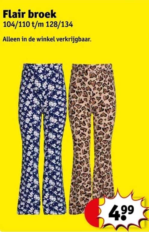 Flair broek 104/110 t/m 128/134