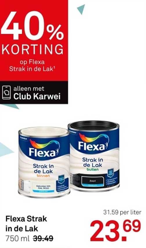Flexa Strak in de Lak