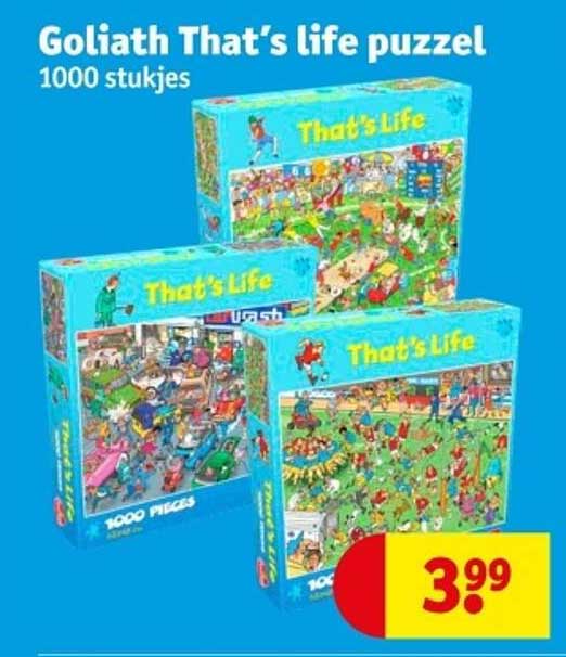 Goliath That's life puzzel 1000 stukjes