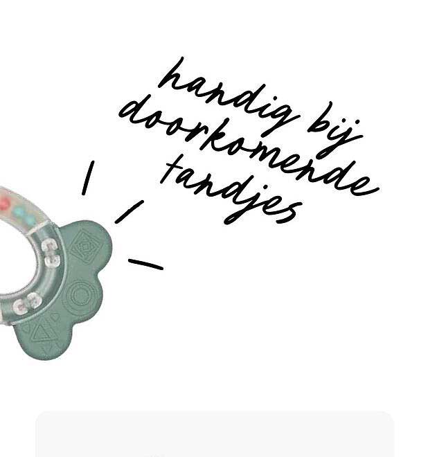 Handig bij doorkomende tandjes