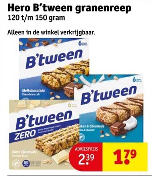 Hero B’tween granenreep 120 t/m 150 gram