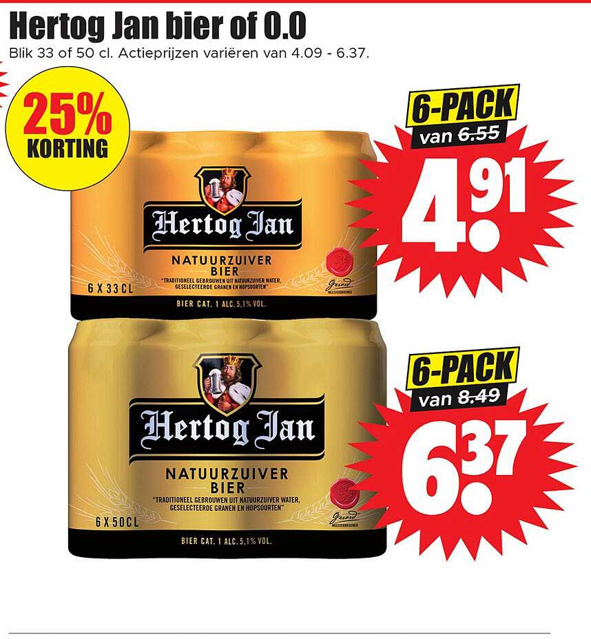 Hertog Jan bier of 0.0