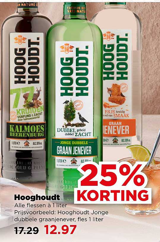 Hooghoudt, Alle flessen à 1 liter