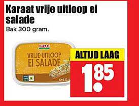 Karaat vrije uitloop ei salade