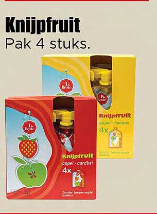 Knijpfuit Pak 4 stuks.