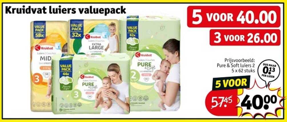 Kruidvat luiers valuepack