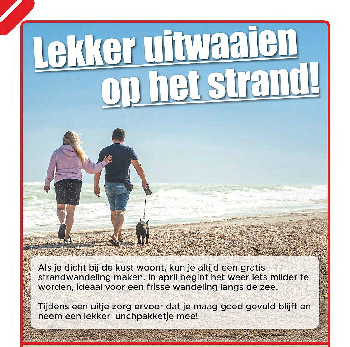 Lekker uitwaaien op het strand!