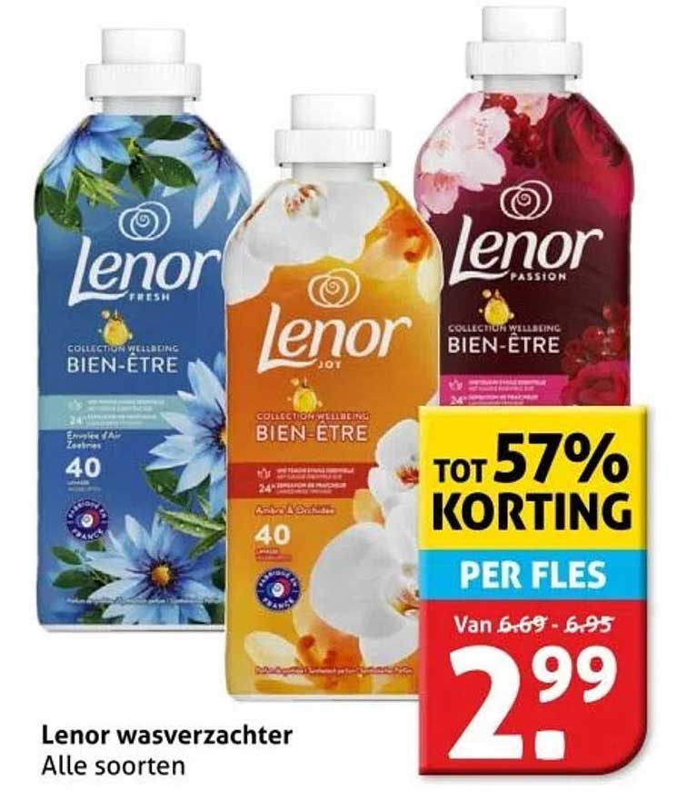 Lenor wasverzachter Alle soorten