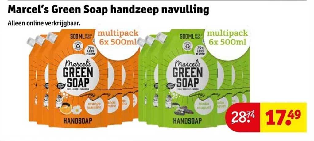 Marcel’s Green Soap handzeep navulling