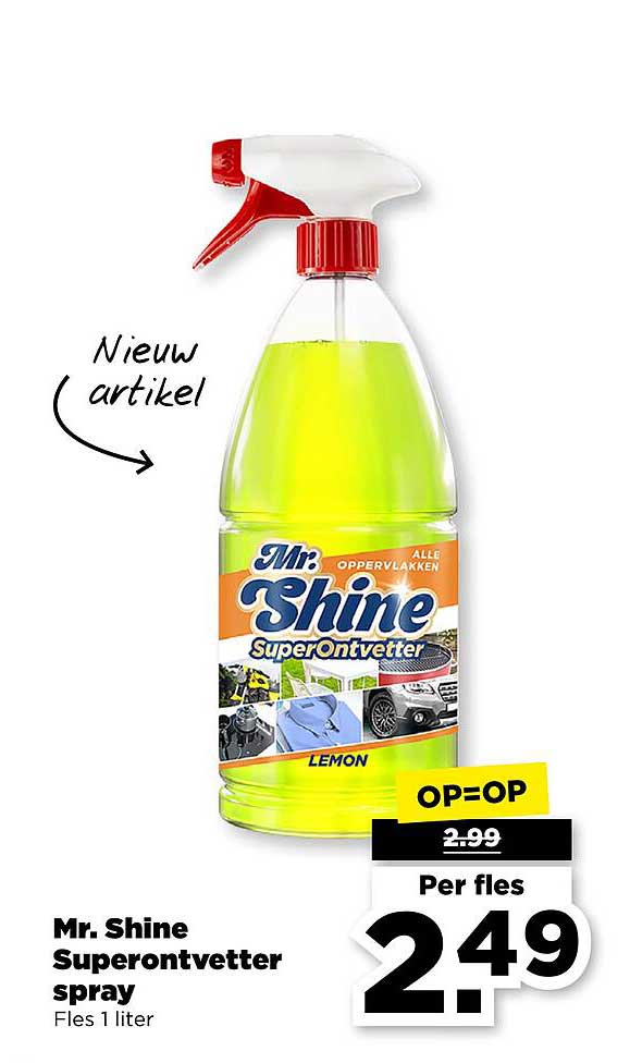 Mr. Shine Superontvetter spray
