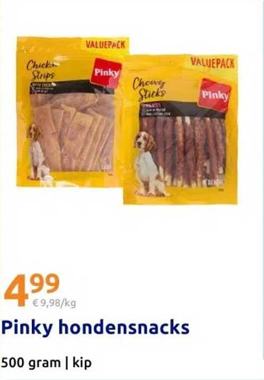 Pinky hondensnacks