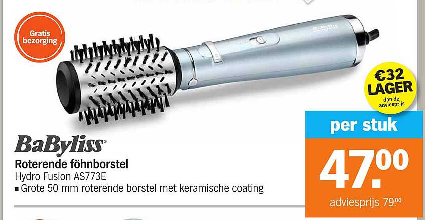 Roterende föhnborstel Hydro Fusion AS773E