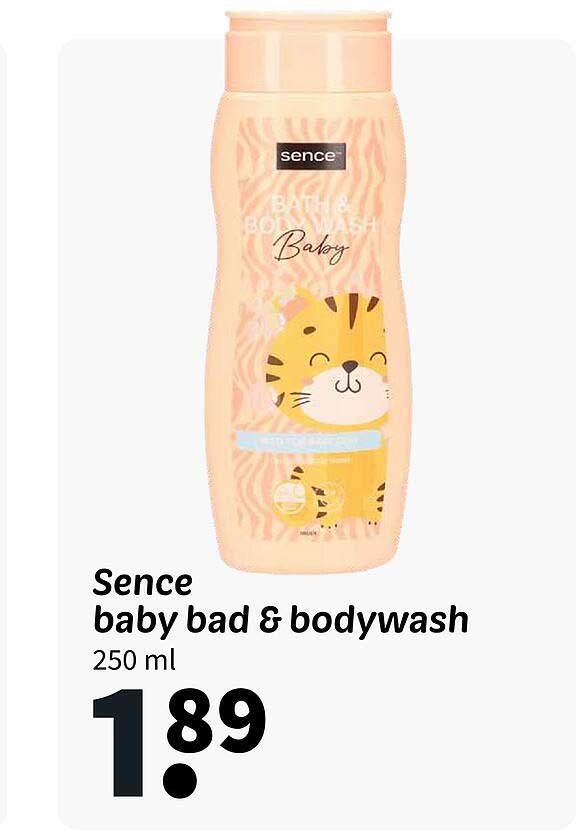 Sence baby bad & bodywash 250 ml
