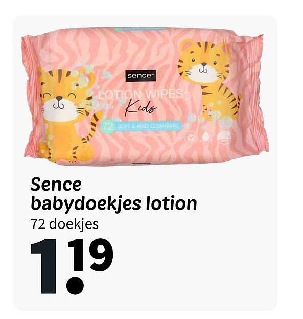 Sence babydoekjes lotion