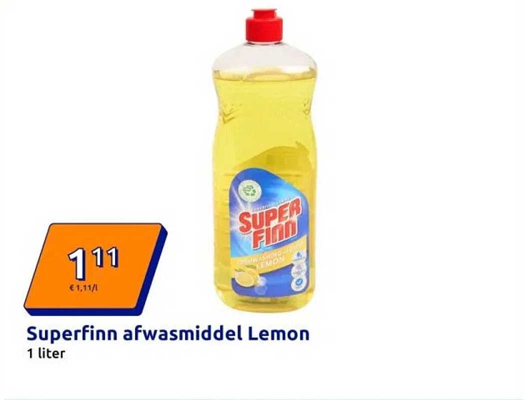Superfinn afwasmiddel Lemon
