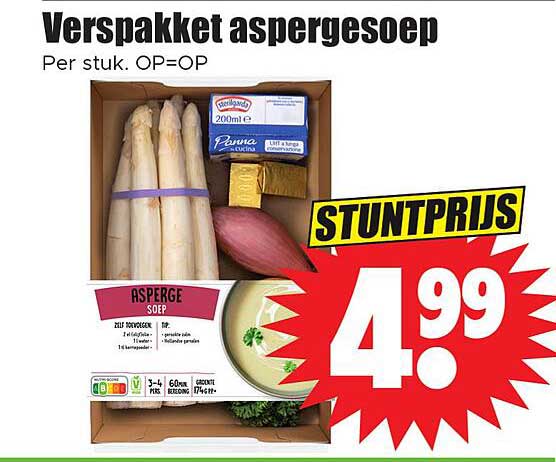 Verspakket aspergesoep