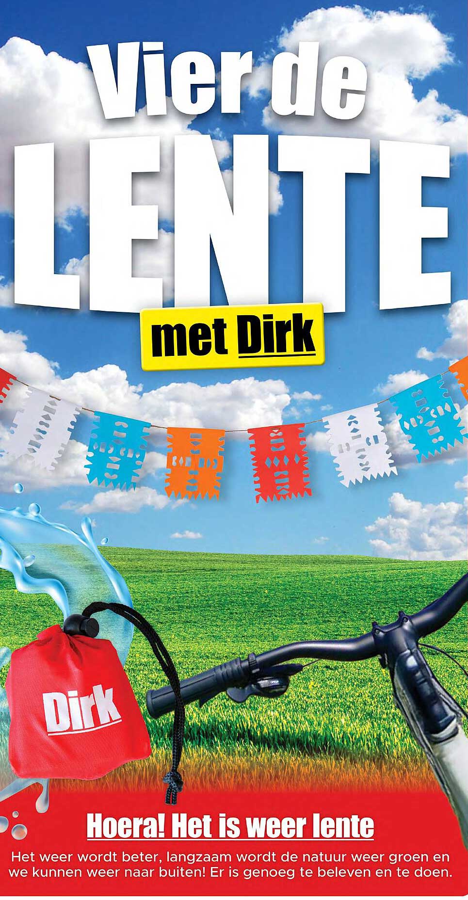 Vier de LENTE met Dirk