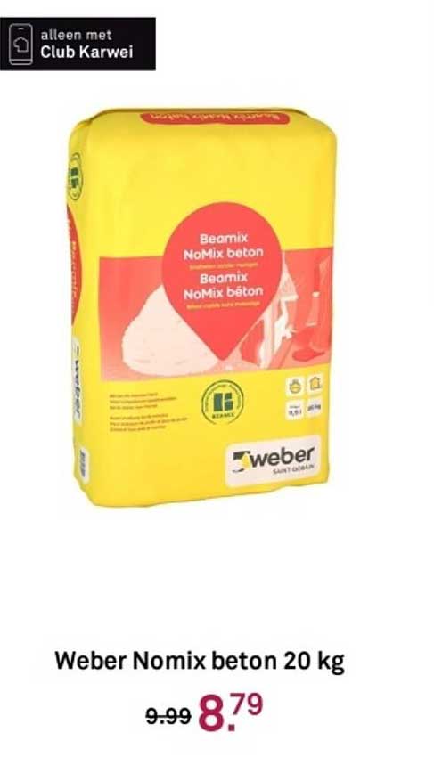 Weber Nomix beton 20 kg