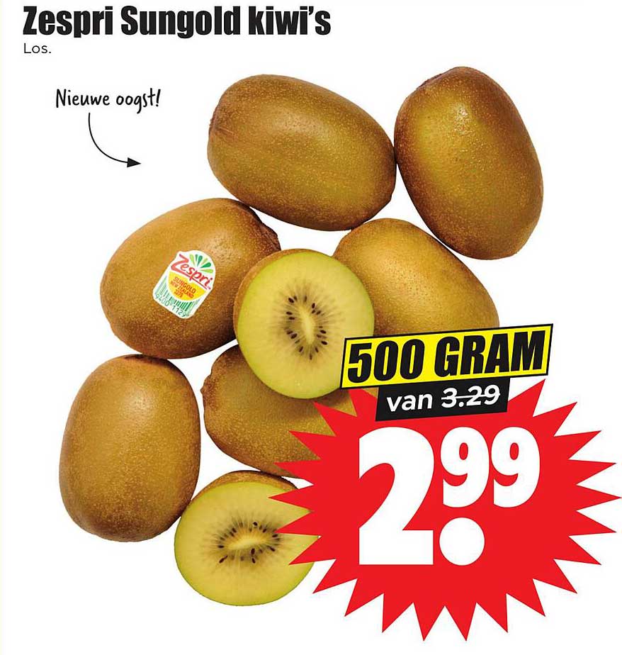 Zespri Sungold kiwi's