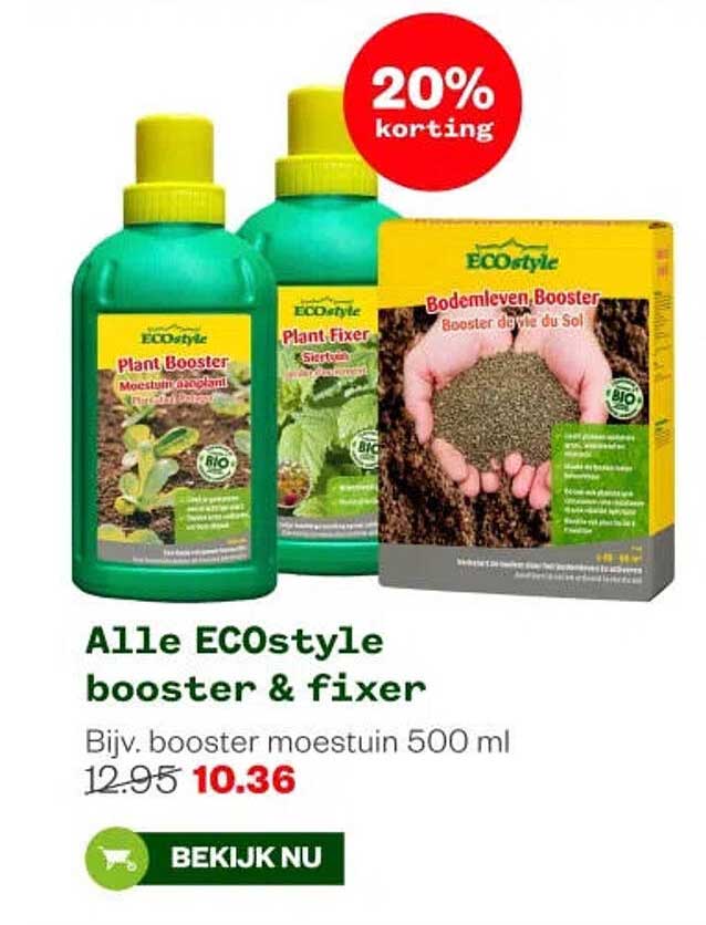 Alle ECOstyle booster & fixer