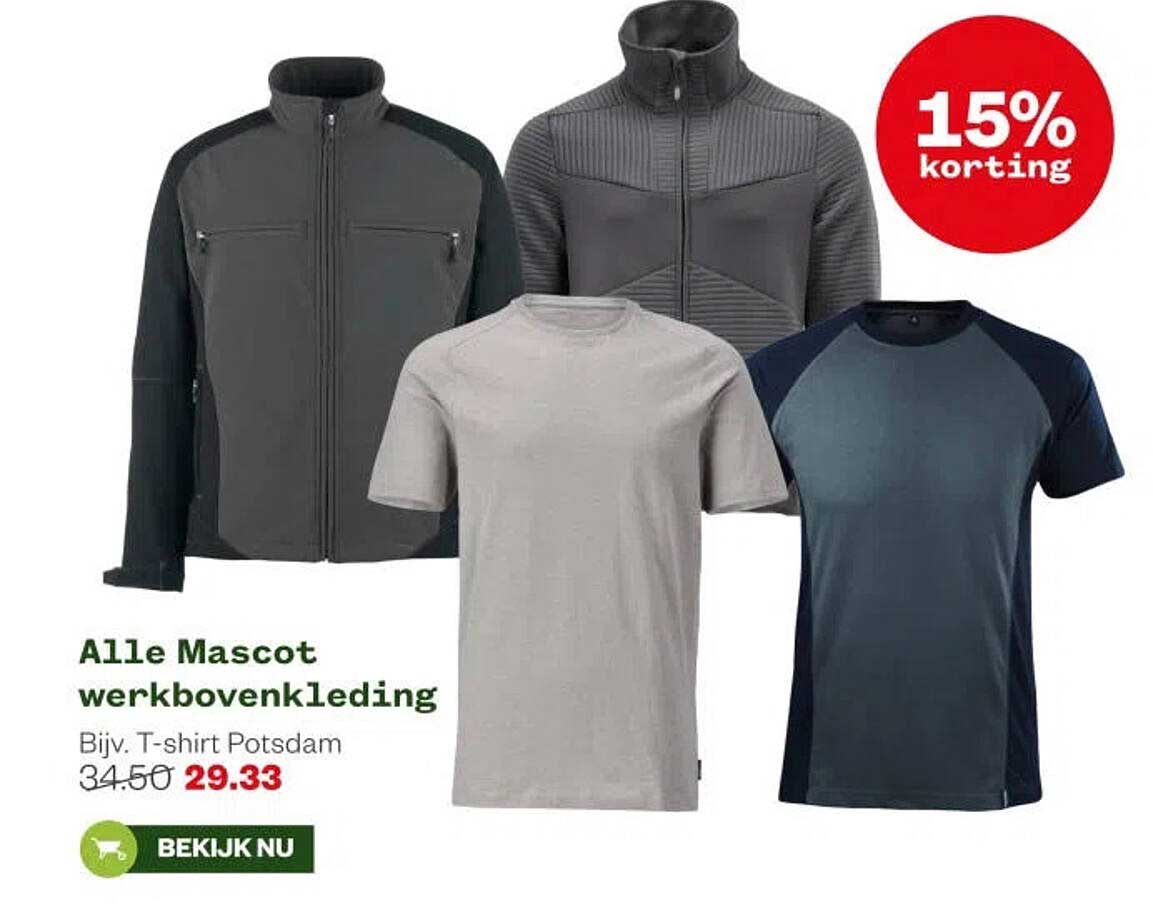 Alle Mascot werkbovenkleding