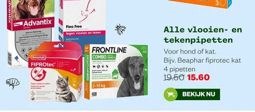 Alle vlooien- en tekenpipetten