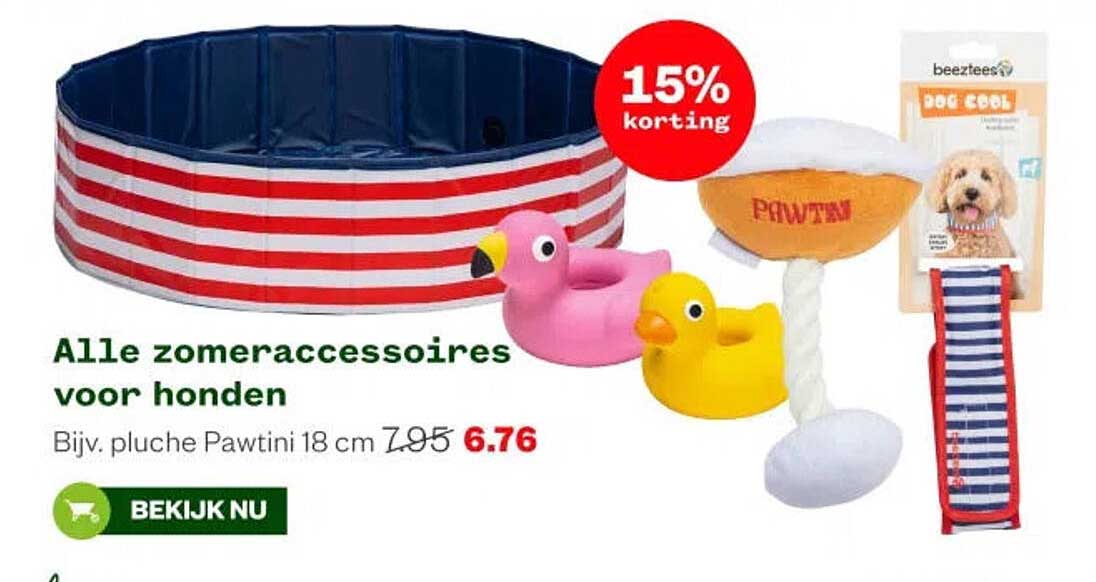 Alle zomeraccessoires voor honden