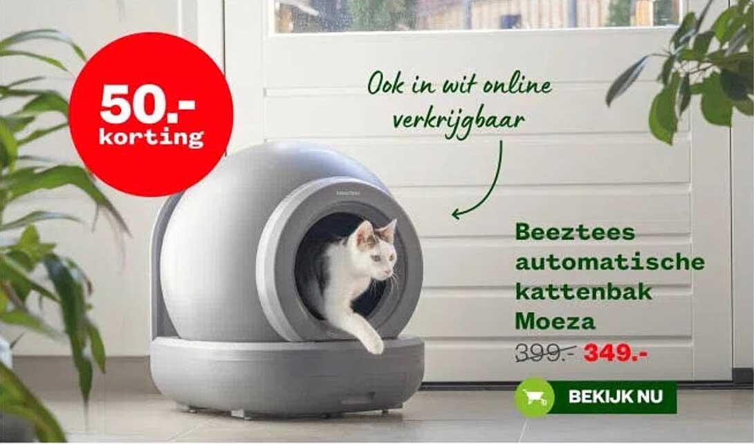 Beeztees automatische kattenbak Moeza