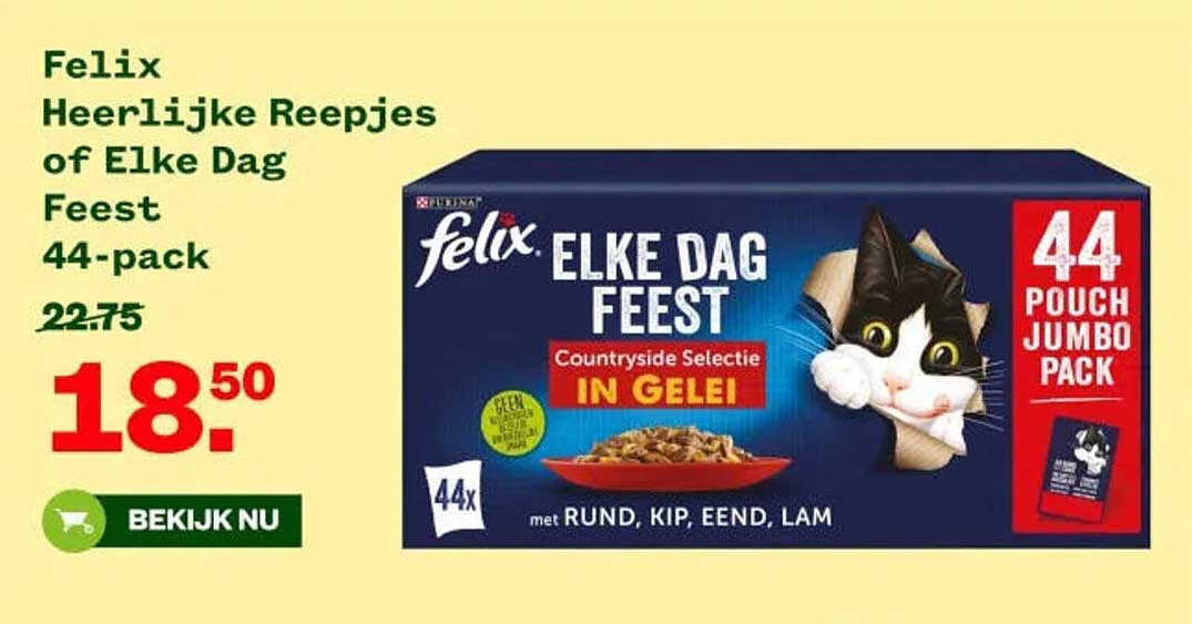 Felix Heerlijke Reepjes of Elke Dag Feest 44-pack