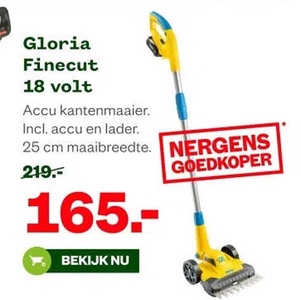 Gloria Finecut 18 volt