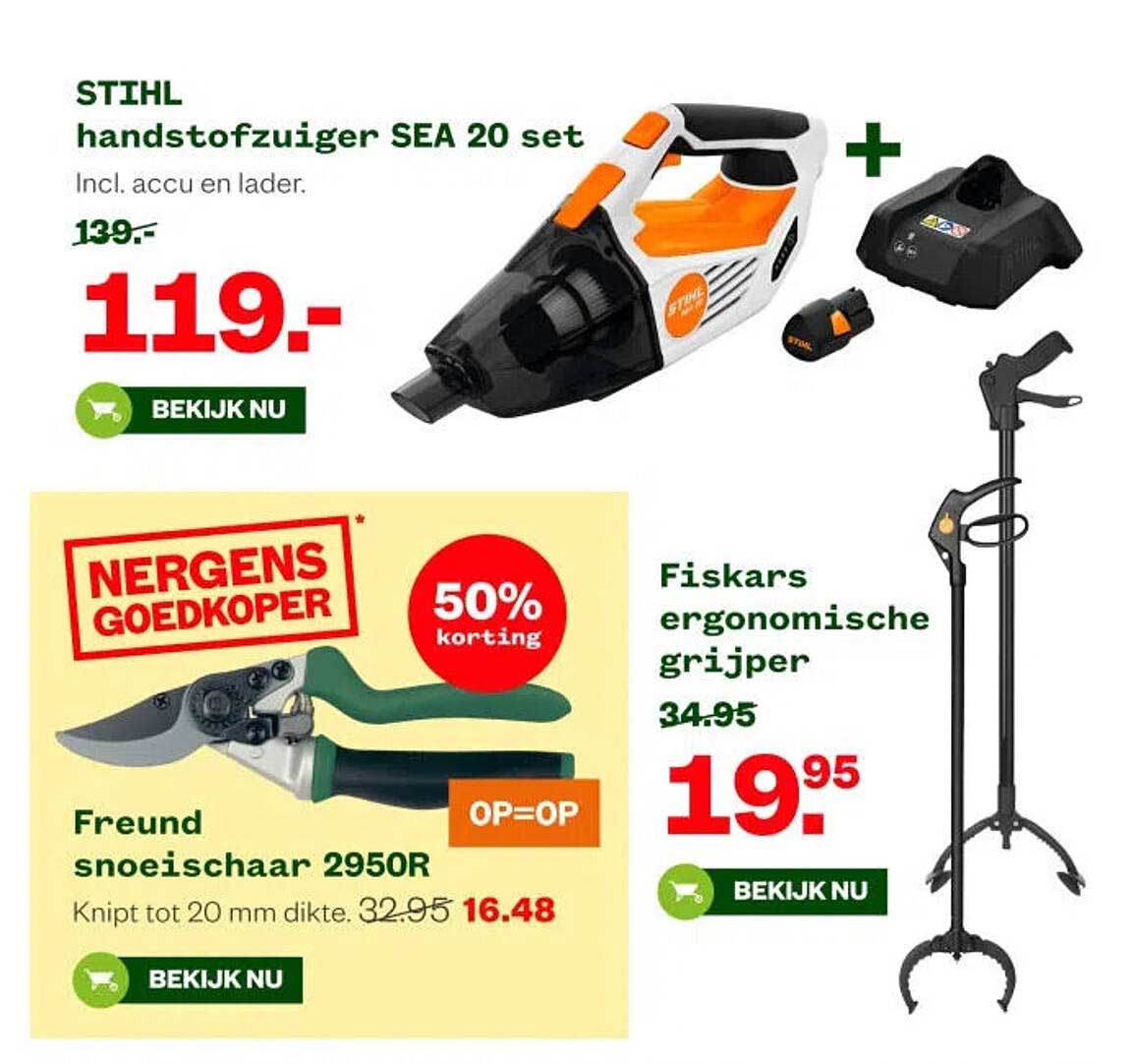 STIHL handstofzuiger SEA 20 set