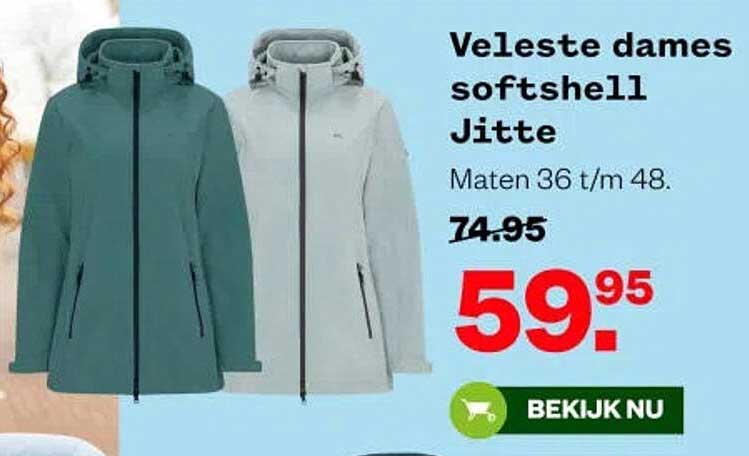 Veleste dames softshell Jitte
