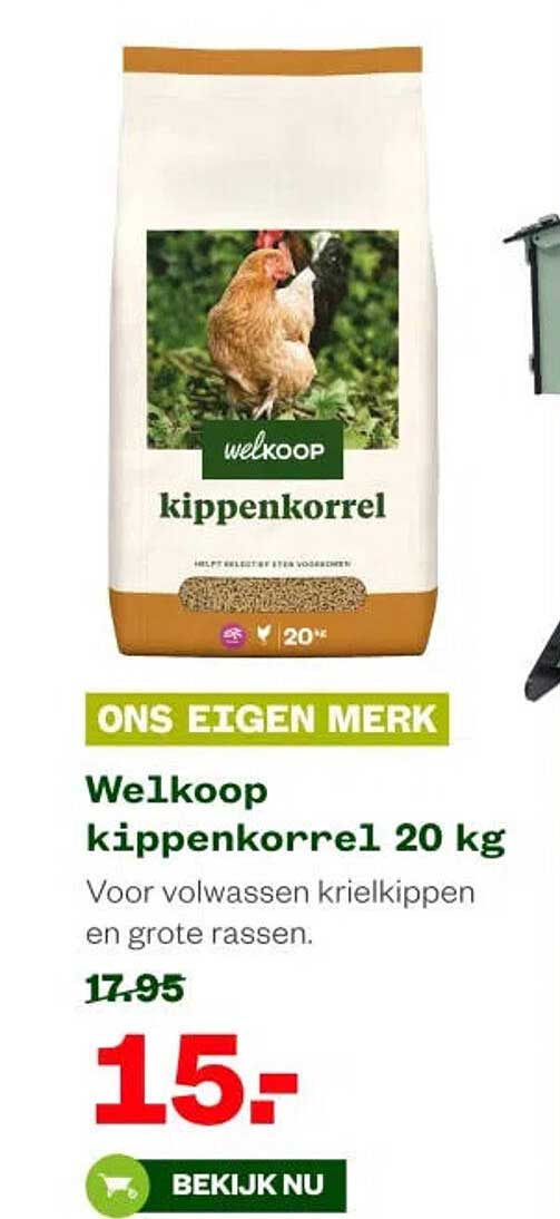 Welkoop kippenkorrel 20 kg