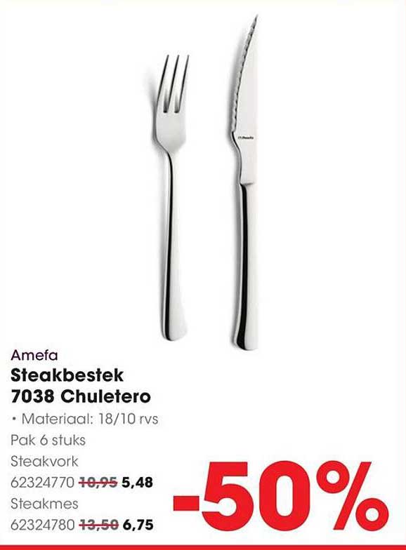 Amefa Steakbestek 7038 Chuletero