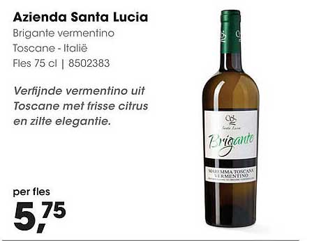Azienda Santa Lucia Brigante vermentino