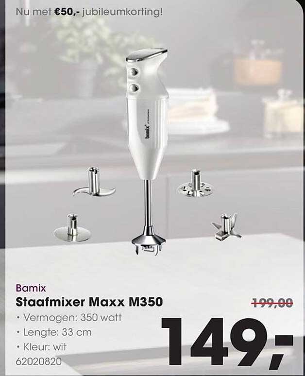 Bamix Staafmixer Maxx M350