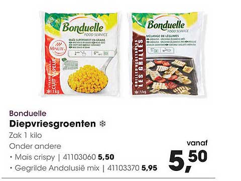 Bonduelle Diepvriessgroenten