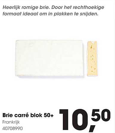 Brie carré blok 50+