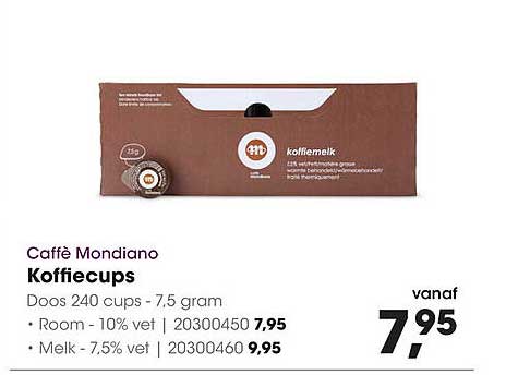 Caffè Mondiano Koffiecups