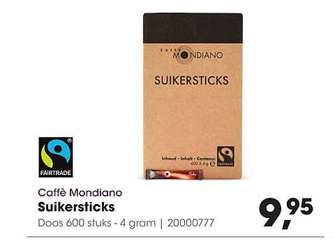 Caffè Mondiano Suikersticks