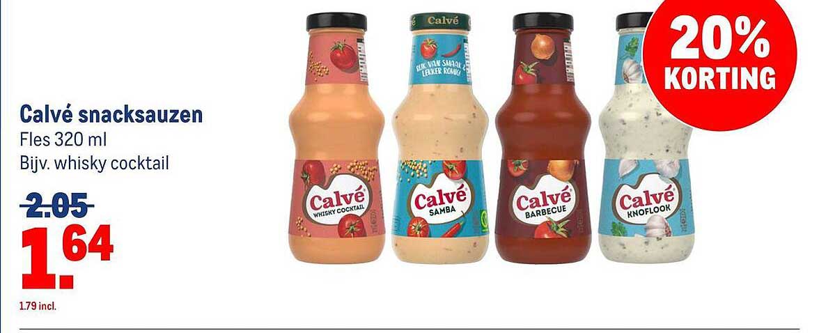 Calvé snacksauzen