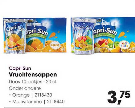 Capri Sun Vruchtensappen