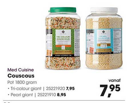 Couscous Med Cuisine - Pot 1800 gram