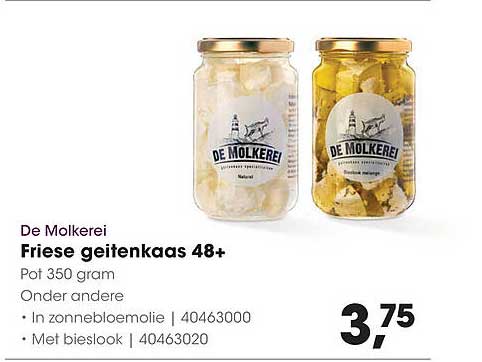 De Molkerei Friese geitenkaas 48+