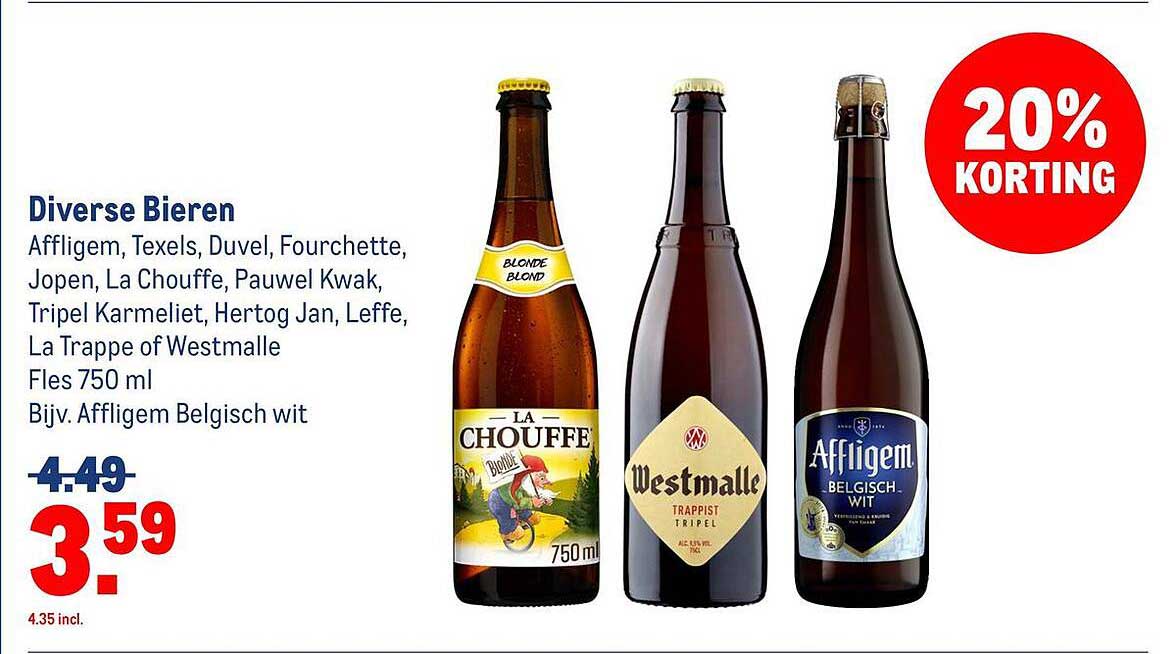 Diverse Bieren