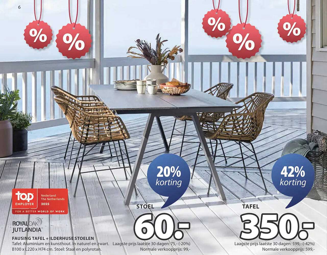 FAUSING TAFEL + IDLERHUSE STOELEN